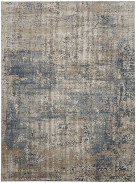 Nourison Concerto Blue Rectangle 8x10 ft Polypropylene and Polyester Carpet 150145
