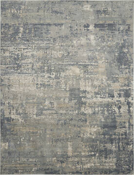 Nourison Concerto Grey Rectangle 8x10 ft Polypropylene and Polyester Carpet 150152