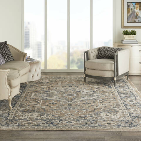 Nourison Concerto Beige 120 X 150 Area Rug 805-150158 Image 1