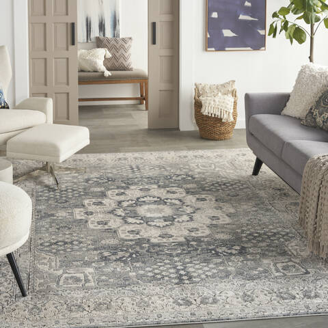 Nourison Concerto Grey 710 X 910 Area Rug 805-150172 Image 1