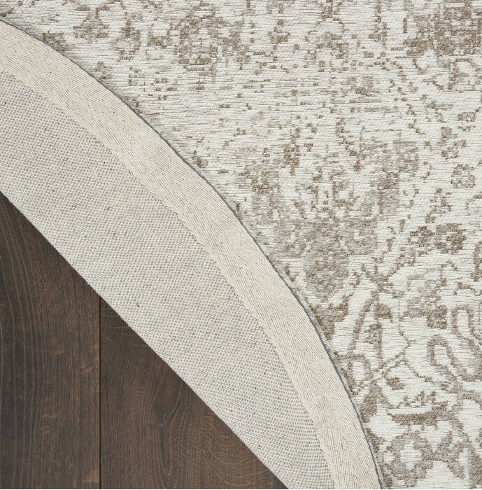 Nourison Damask Beige Round 40 X 40 Area Rug 805-150489 Image 2