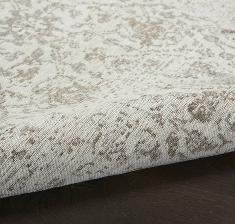 Nourison Damask Beige Round 40 X 40 Area Rug 805-150489 Image 6