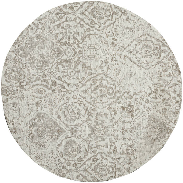 Nourison Damask Beige Round 40 X 40 Area Rug 805-150489 Image 0