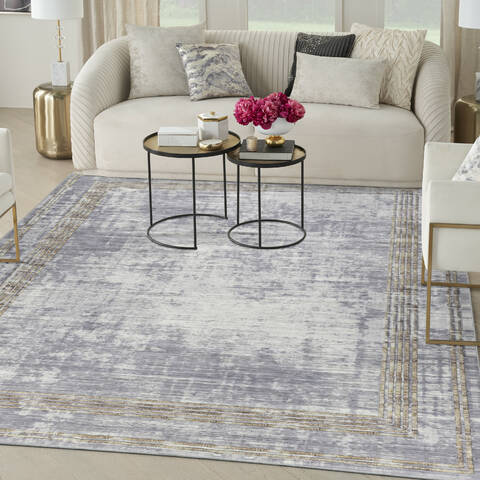 Nourison Daydream Grey 92 X 120 Area Rug  805-150514 Image 1
