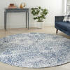 Nourison Damask Blue Round 80 X 80 Area Rug 805-150541 Thumb 1
