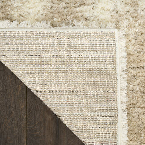 Nourison Luxurious Shag Beige 710 X 910 Area Rug  805-151688 Image 2