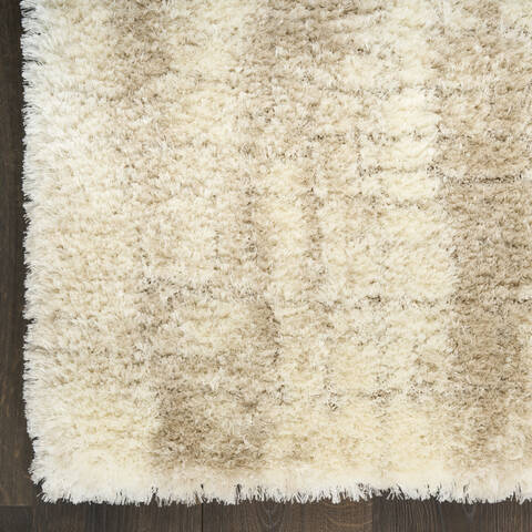 Nourison Luxurious Shag Beige 710 X 910 Area Rug  805-151688 Image 3