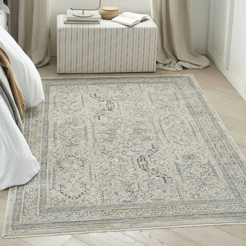 Nourison Nyle Grey 53 X 710 Area Rug 805-152567 Image 1