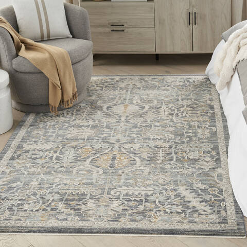 Nourison Nyle Blue 53 X 710 Area Rug 805-152607 Image 1