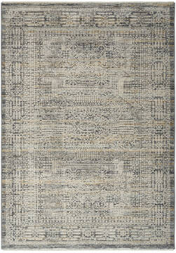 Nourison Nyle Beige Rectangle 5x8 ft Polypropylene and Polyester Carpet 152632