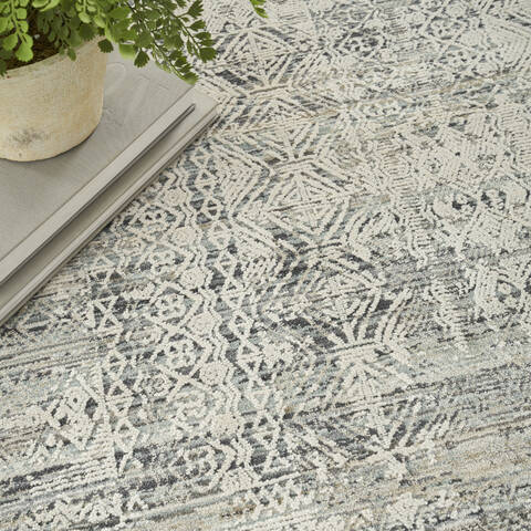 Nourison Nyle Blue 53 X 710 Area Rug 805-152639 Image 7