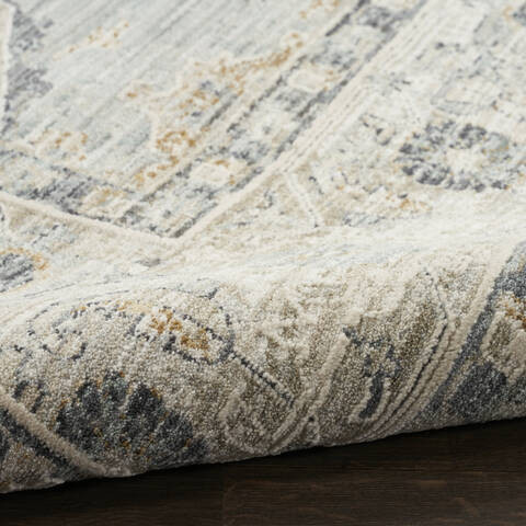Nourison Nyle Blue 53 X 710 Area Rug 805-152653 Image 6