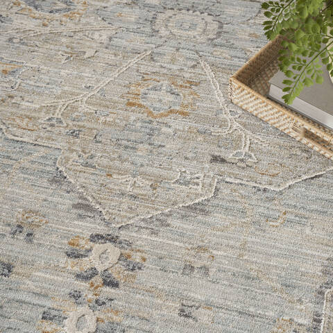 Nourison Nyle Blue 53 X 710 Area Rug 805-152653 Image 7