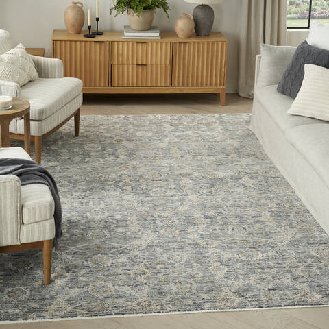 Nourison Nyle Grey 53 X 710 Area Rug 805-152667 Image 1