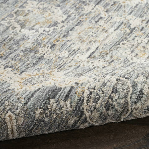 Nourison Nyle Grey 53 X 710 Area Rug 805-152667 Image 6