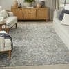 Nourison Nyle Grey 53 X 710 Area Rug 805-152667 Thumb 1