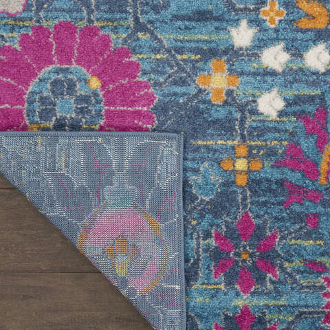 Nourison Passion Blue 80 X 100 Area Rug 805-152991 Image 2