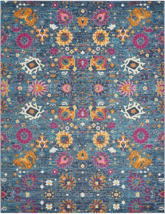 Nourison Passion Blue 80 X 100 Area Rug 805-152991 Image 0