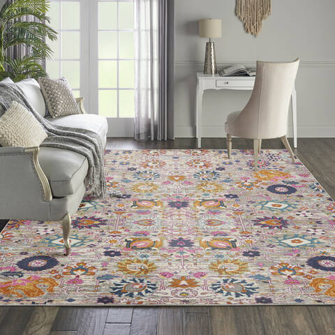 Nourison Passion Grey 80 X 100 Area Rug 805-152992 Image 7