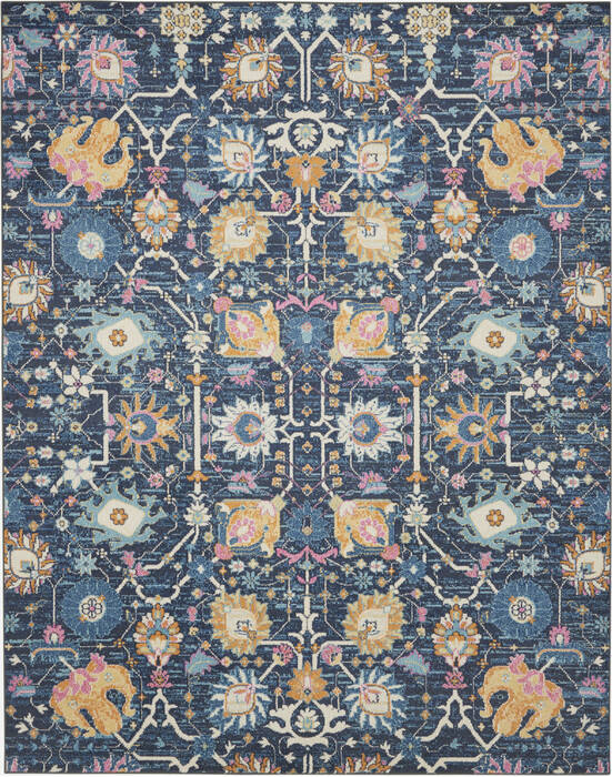 Nourison Passion Blue 80 X 100 Area Rug 805-152996 Image 0