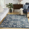 Nourison Passion Blue 80 X 100 Area Rug 805-152997 Thumb 1