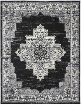 Nourison Passion Black 8'0" X 10'0" Area Rug  805-153054