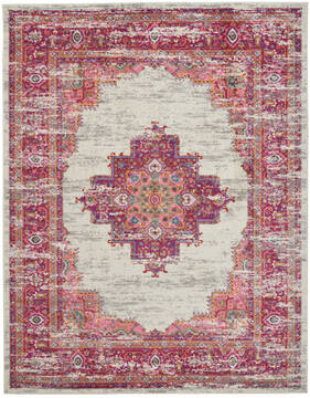 Nourison Passion Purple Rectangle 8x10 ft Polypropylene Carpet 153056