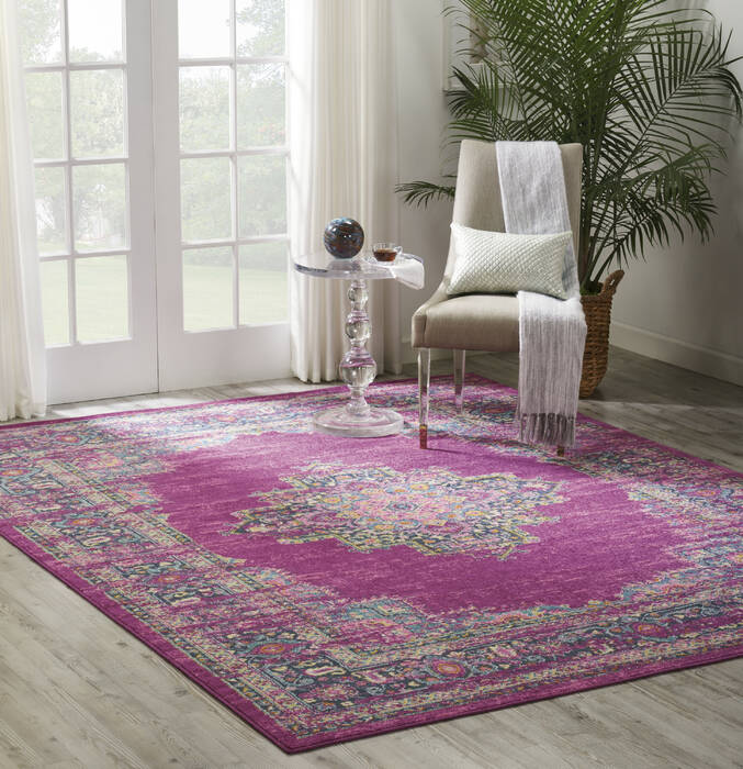 Nourison Passion Purple 80 X 100 Area Rug 805-153057 Image 1