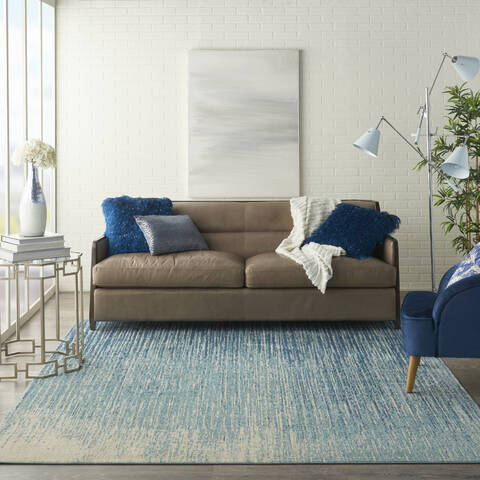 Nourison Passion Blue 80 X 100 Area Rug 805-153104 Image 1
