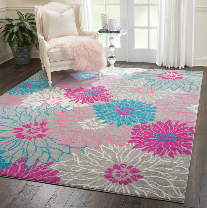 Nourison Passion Grey 80 X 100 Area Rug 805-153212 Image 1