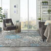 Nourison Passion Blue 80 X 100 Area Rug 805-153213 Thumb 1