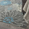 Nourison Passion Blue 80 X 100 Area Rug 805-153213 Thumb 7