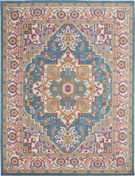 Nourison Passion Multicolor Rectangle 8x10 ft Polypropylene Carpet 153221