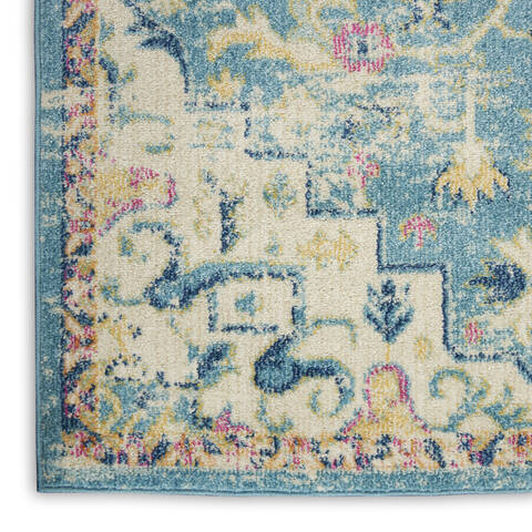 Nourison Passion Blue 80 X 100 Area Rug 805-153288 Image 4