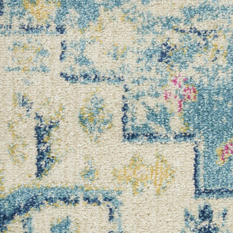 Nourison Passion Blue 80 X 100 Area Rug 805-153288 Image 5
