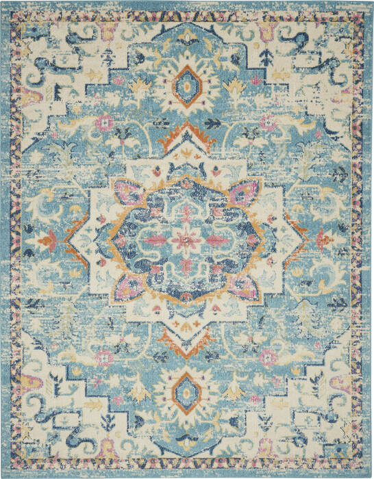Nourison Passion Blue 80 X 100 Area Rug 805-153288 Image 0