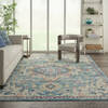 Nourison Passion Blue 80 X 100 Area Rug 805-153288 Thumb 1