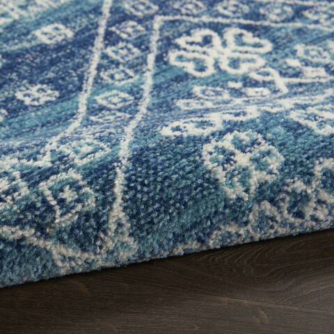 Nourison Passion Blue 80 X 100 Area Rug 805-153353 Image 6