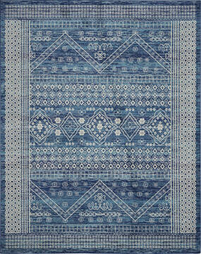 Nourison Passion Blue 8'0" X 10'0" Area Rug  805-153353