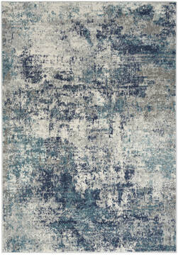 Nourison Passion White Rectangle 8x10 ft Polypropylene Carpet 153389