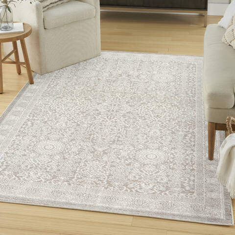 Nourison Renewed Grey 53 X 73 Area Rug 805-153542 Image 1