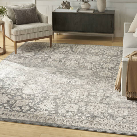 Nourison Renewed Grey 60 X 90 Area Rug 805-153553 Image 1