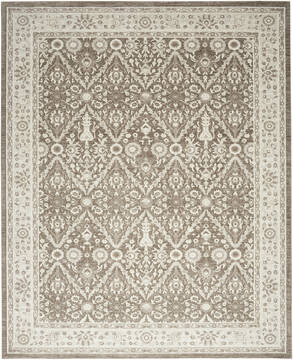 Nourison Renewed Beige Rectangle 6x9 ft Polyester Carpet 153570