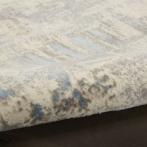 Nourison Solace Grey 80 X 100 Area Rug  805-153796 Image 6