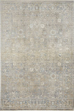 Nourison Silken Weave Blue Rectangle 4x6 ft Polyester and Luxcelle Carpet 153827
