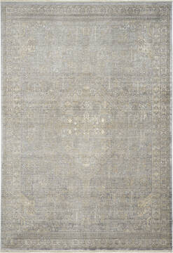 Nourison Silken Weave Beige Rectangle 4x6 ft Polyester and Luxcelle Carpet 153832