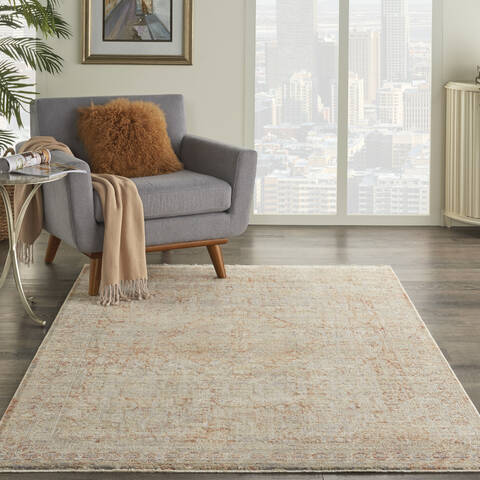 Nourison Silken Weave Grey 310 X 510 Area Rug 805-153833 Image 1