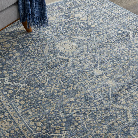Nourison Silken Weave Blue 310 X 510 Area Rug 805-153852 Image 7