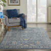 Nourison Silken Weave Blue 310 X 510 Area Rug 805-153852 Thumb 1