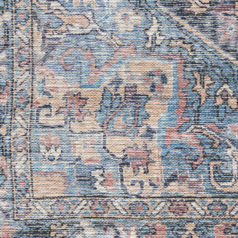 Nourison Machine Washable Series 1 Blue 92 X 120 Area Rug 805-153857 Image 5